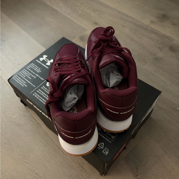 Under Armour Men's Maroon Athletic Shoes - Picture 5 of 6